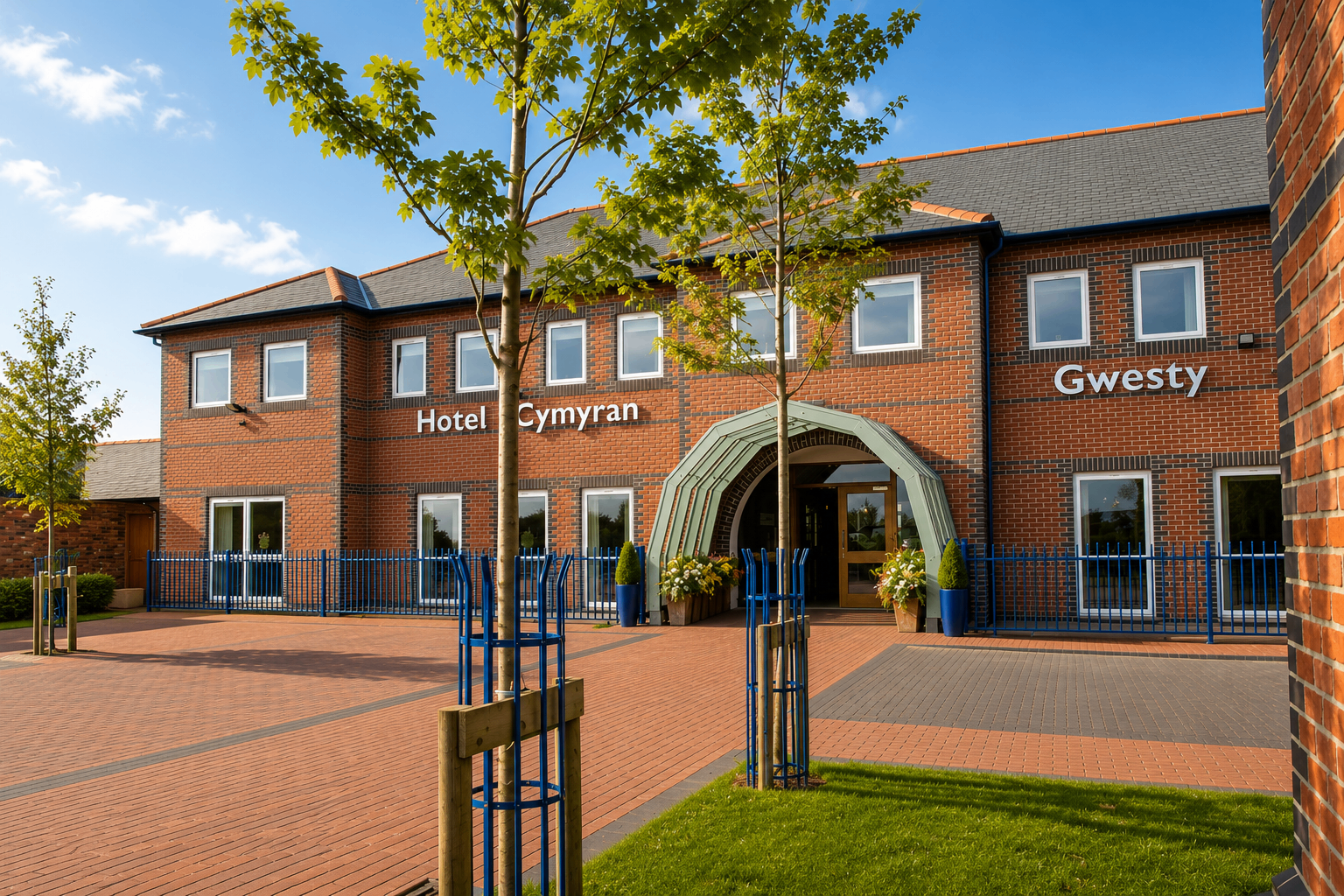 Hotel Cymyran main entrance